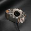 Металлический ремешок для часов из титана для Apple Watch Band Ultra 3 49 мм Серии 11 10 9 8 7 6 SE Резиновый Люксовый ремешок для iWatch 46 мм 45 мм 44 мм