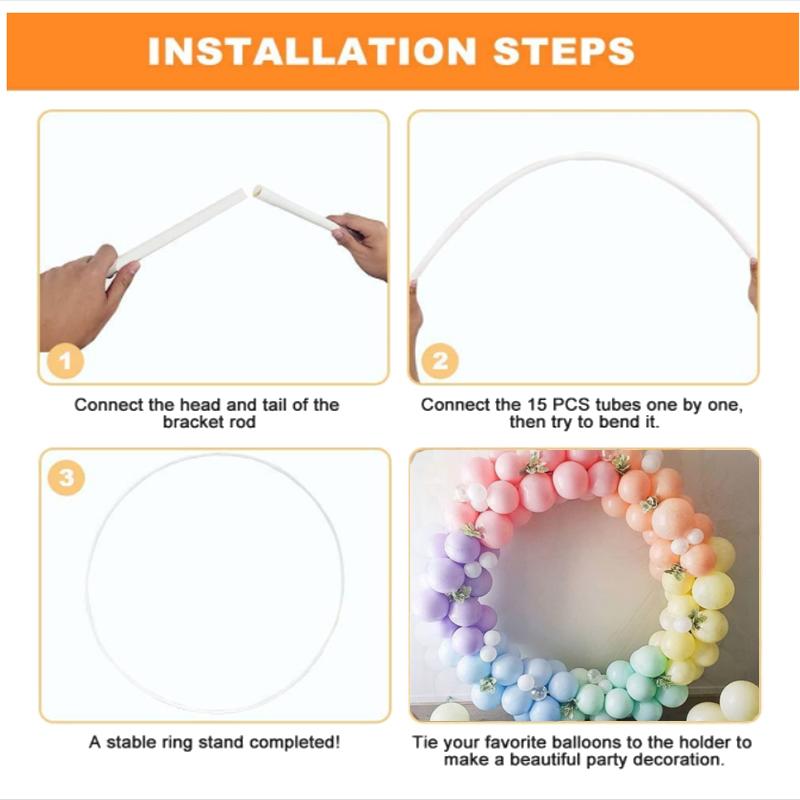 100/150/180cm Balloon Column Arch Set Round Balloon Arch Stand Frame Display Kit for Wedding Birthday Party Background Decor Supplies