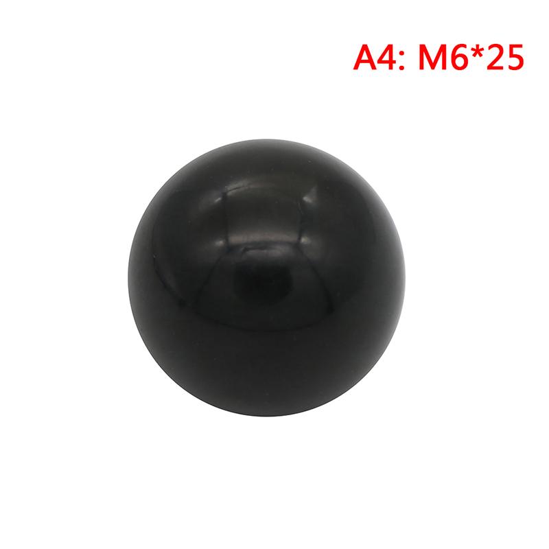 Черная пластиковая ручка зажимных гаек с шариковой головкой M4/M5/M6/M8/M10/M12