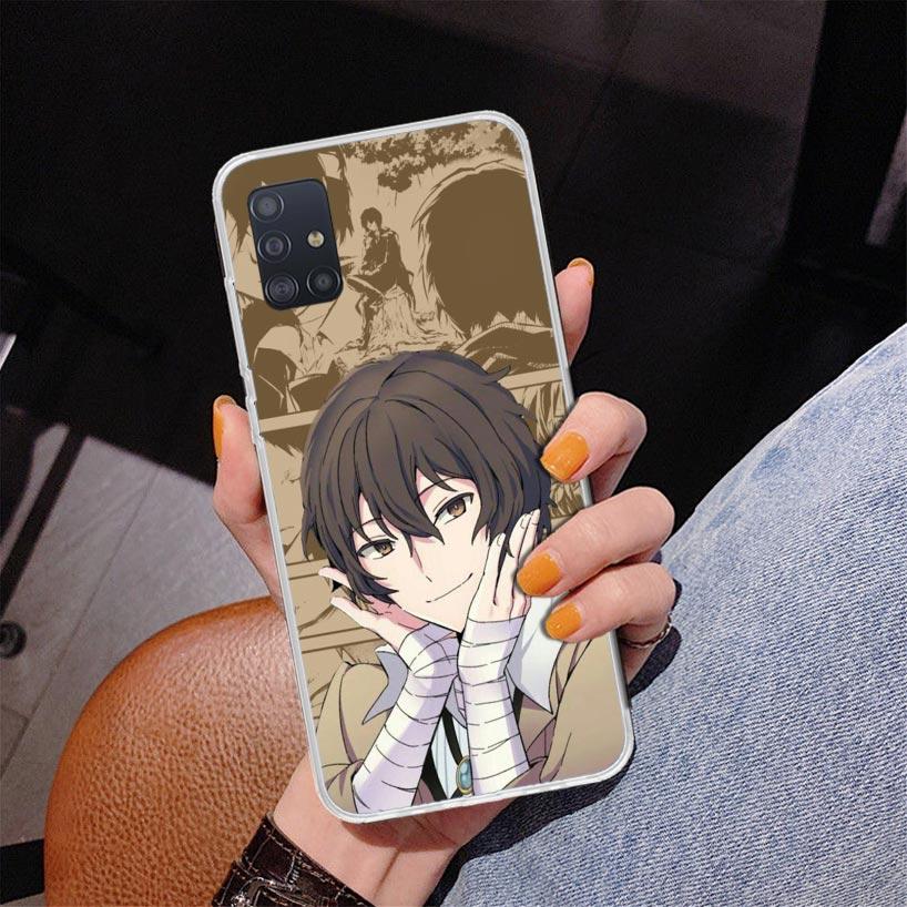 Bungo Stray Dogs Постер Аниме Чехол для телефона Для Samsung Galaxy A52 A32 A22 A12 A51 A31 A50S A30S A20S A10S Note 20 Ultra 10 Plus S1