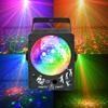 Disco Lights Ball DJ Laser Projector Sound Light LED Party Lamp Stroboscopes Stage Lighting Effect for Club Wedding Show