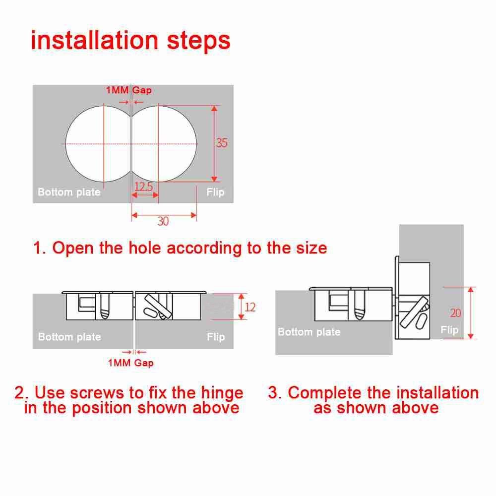 Регулируемая фурнитура для откидной дверцы шкафа, самоподдерживающаяся под углом 90 градусов, скрытая петля, складные петли