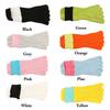Sports Fashion Womens Autumn 8 Colors Five Finger Socks Cotton  Ankle  Toe Socks