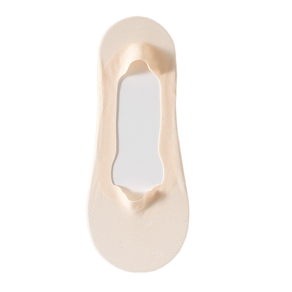 Invisible Ice Silk Breathable Socks,Thin Low Cut Liner Socks Lightweight Nonslip Cotton Not Show Socks for Womens Girls