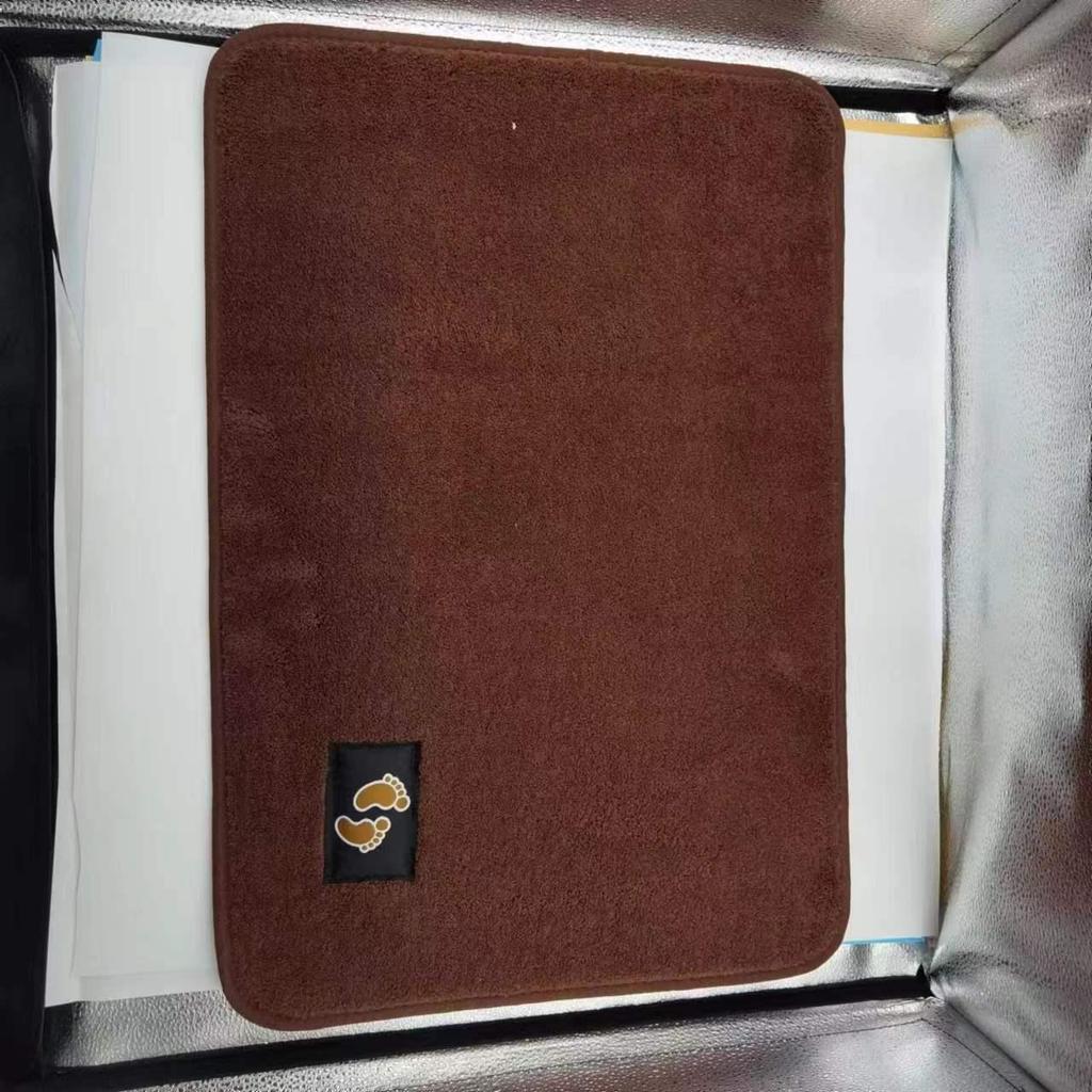 Утолщенные нескользящие впитывающие коврики для ванной комнаты - водонепроницаемые и грязеотталкивающие коврики для дверей и туалетных ножек.