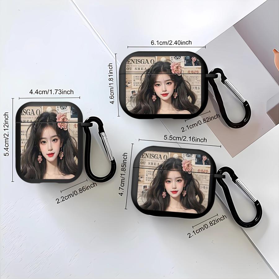 Девушка с цветами Чехлы для наушников Чехол для Airpods Pro 1 3 Pro3 2 4 Pro2