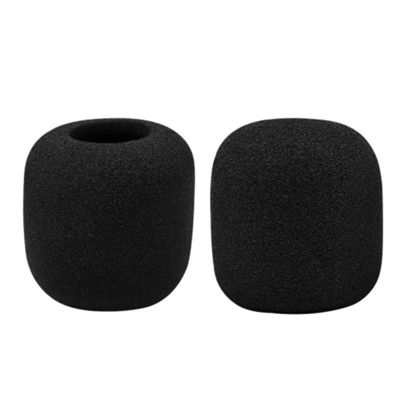 Black Sponge Artifical Fur Covers for  ATR2500 Microphone Soft and Thick Sponge Protector