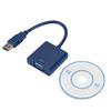 USB 3.0 к VGA адаптер без драйверов USB 3.0 штекер 15-контактный разъем-кабель видеоконвертер для Windows 98/2000/7/8/10/Vista