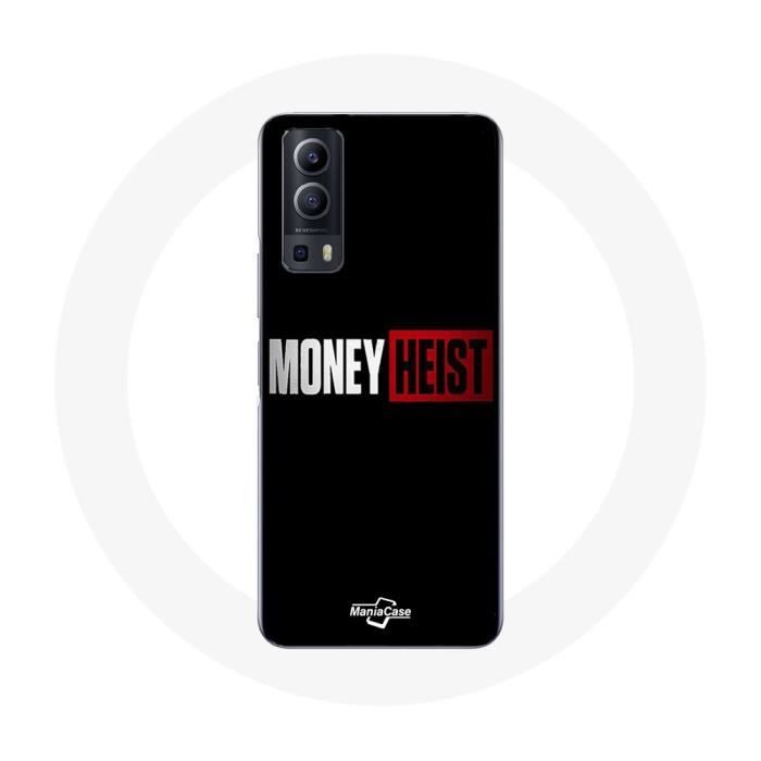 Coque - MANIACASE - Vivo Y72 - Souple - Noir - La casa de papel Money Heist logo