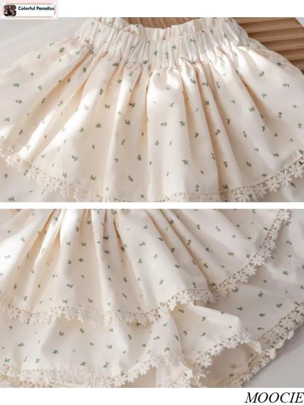 Girls Summer New Summer Clothes Stylish Children's  Thin T-shirt Shorts