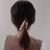 Simple Girls Folds Cloth Korean Hair Accessories Hair Claw Ponytail Holder Banana Clip