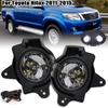 Для Toyota Hilux VIGO MK7 2012 2013 2014 2015 2016 автомобильный комплект противотуманных фар с жгутом проводов переключатель фар аксессуары для укладки