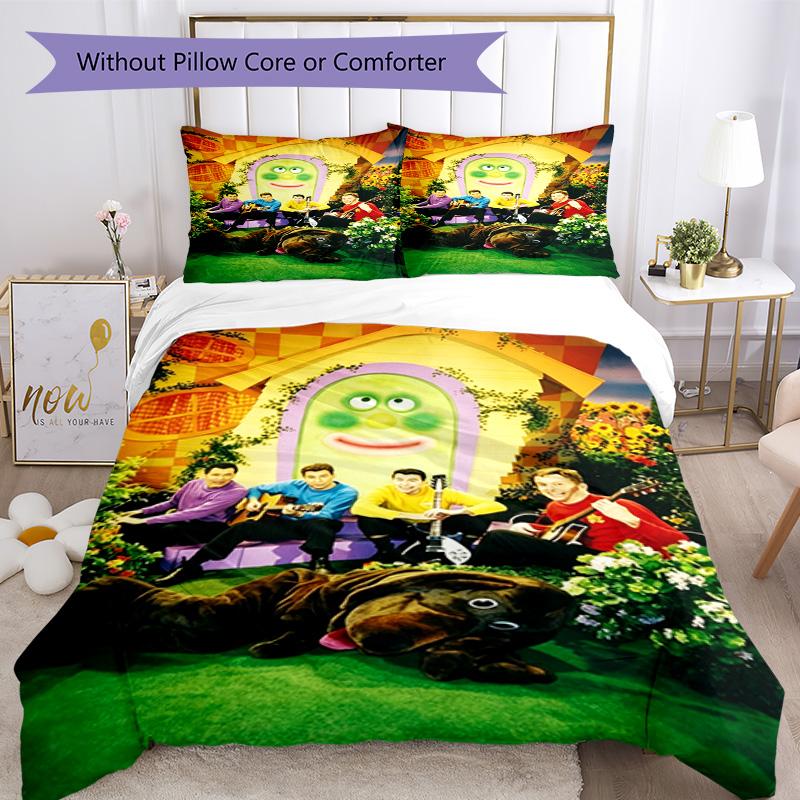 Wiggles Duvet Cover Set Perfect For Dormitory Soft Fabric Perfect Gift For Friends Family