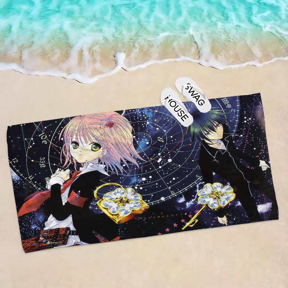 Shugo Chara Японское Аниме Аниме Пляжное Полотенце для Купания Мягкое Впитывающее Салфетка Детские Подарки для Детей Путешествия Кемпинг Спортзал