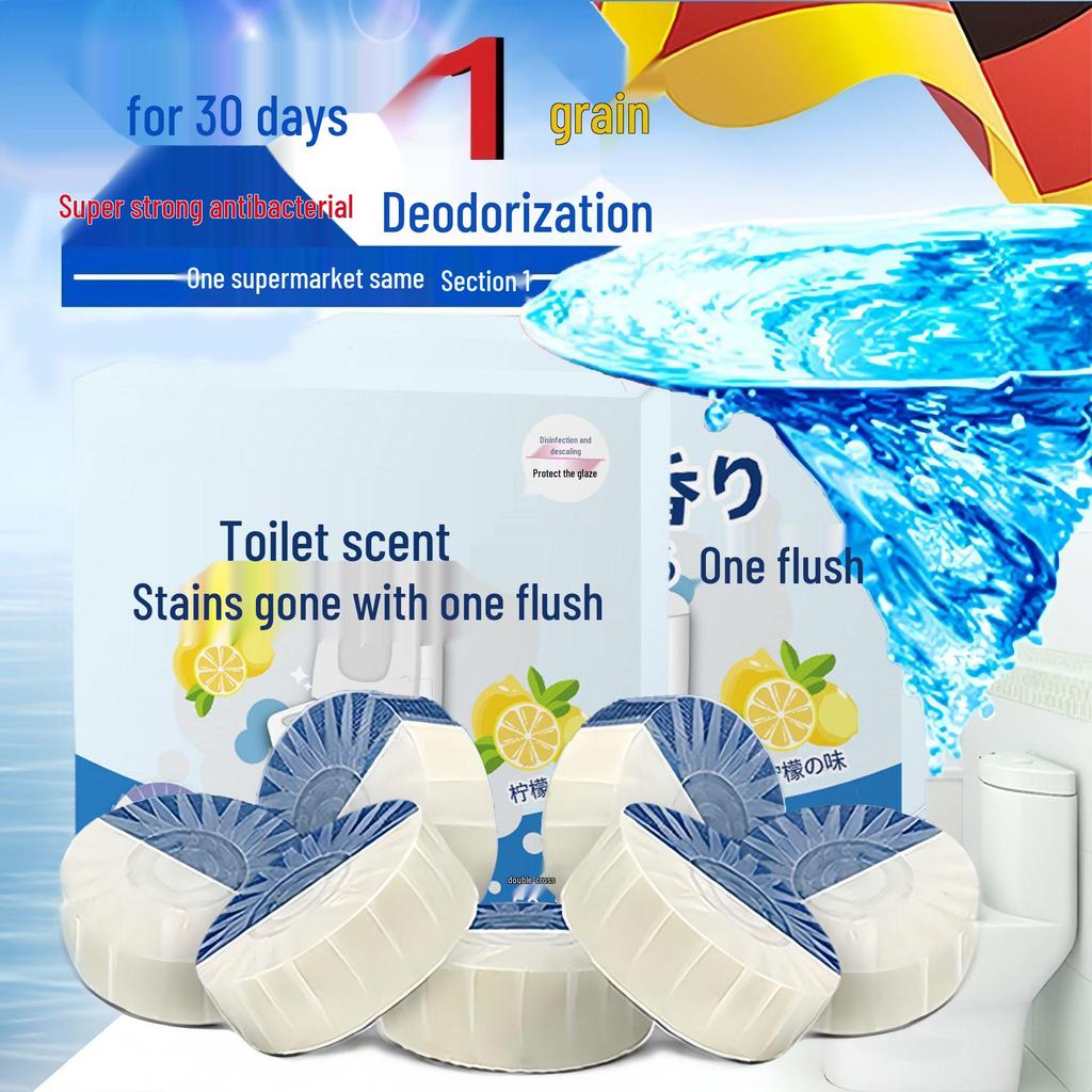 Гардения Двухцветная Синий Пузырь Очиститель для унитаза и Освежитель воздуха - Долгоиграющий аромат