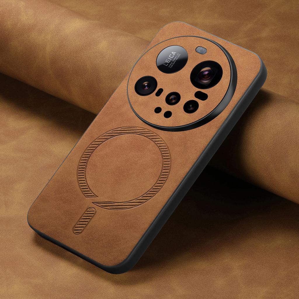 For Xiaomi 15 Ultra Luxury Leather for Magsafe Magnetic Wireless Charging Phone Case for Xiaomi Mi 15 Ultra 14T 15 Pro POCO X7Pro Shockproof Bumper