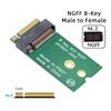 Xiwai Удлинительный адаптер для беспроводной карты NGFF E-key A E-key 22x30 мм до 22x42 мм SSD-удлинитель Папа Мама +
