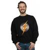 DC Comics Mens Justice League Movie Flash Emblem Sweatshirt