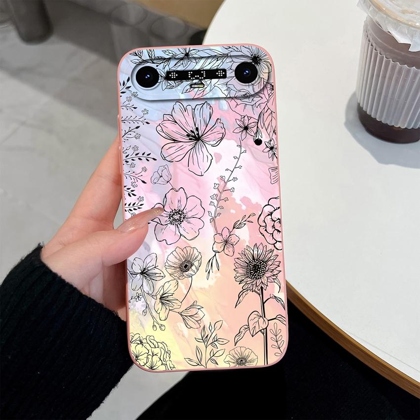 Чехол для телефона Tecno Camon Slim CN6c / Pova Slim / Spark Slim Игривый акварельный рисунок с котами Мягкий гладкий матовый силиконовый ударопрочный корпус Для повседневного использования