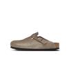 Birkenstock Boston Soft Footbed Suede Taupe