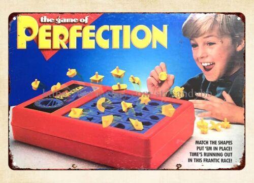 Perfection Board Game s metal tin sign interior design coffee shopAluminum
