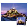 1000-piece Jigsaw Puzzle / Purple Sky of Mont-Saint-Michel Castle, Popular Korean Puzzle