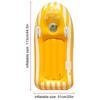 Lightweight Surf Body Board Non Slip Surface Inflatable Swimming Board  Learn to Swim