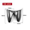 2Pcs Carbon Fiber Side Mirror Cover Caps Fit For  Lexus Is200 300 350 M Horn Style 14-2020