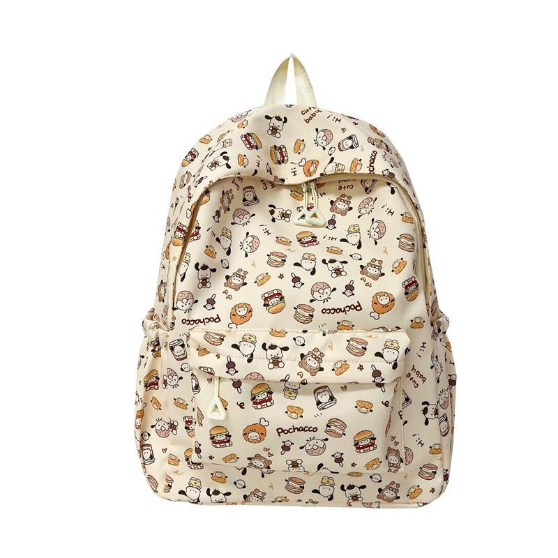 Sanrio Cartoon Animal Backpack With Breathable Fabric For School Students