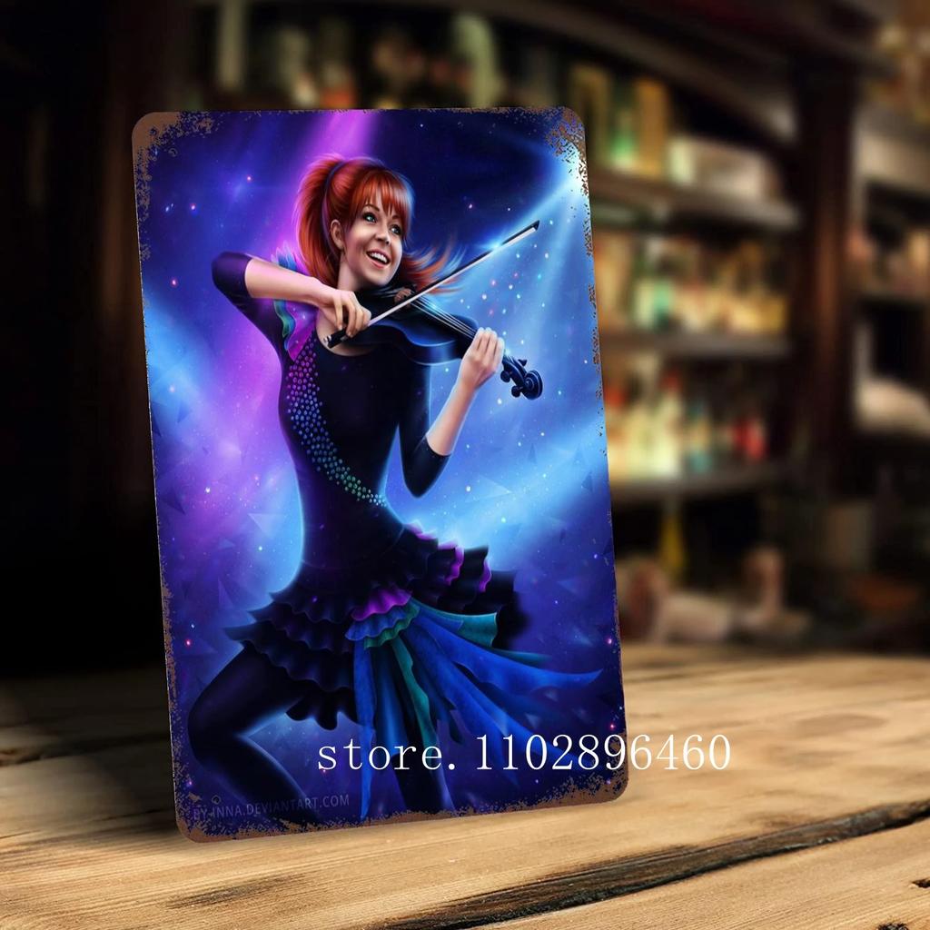 Lindsey stirling Металлические таблички и знаки настенный декор Винтажные жестяные таблички Капитан Металлический постер Декор для бара паба клуба Настенное украшение