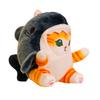 151825См Сидящий Аниме Кот Плюшевая Игрушка Мягкий Акула Кот Серый Коричневый Оранжевый Котёнок Кукла Держит Розу Сердце Говорит Любовь Подарок Девушке