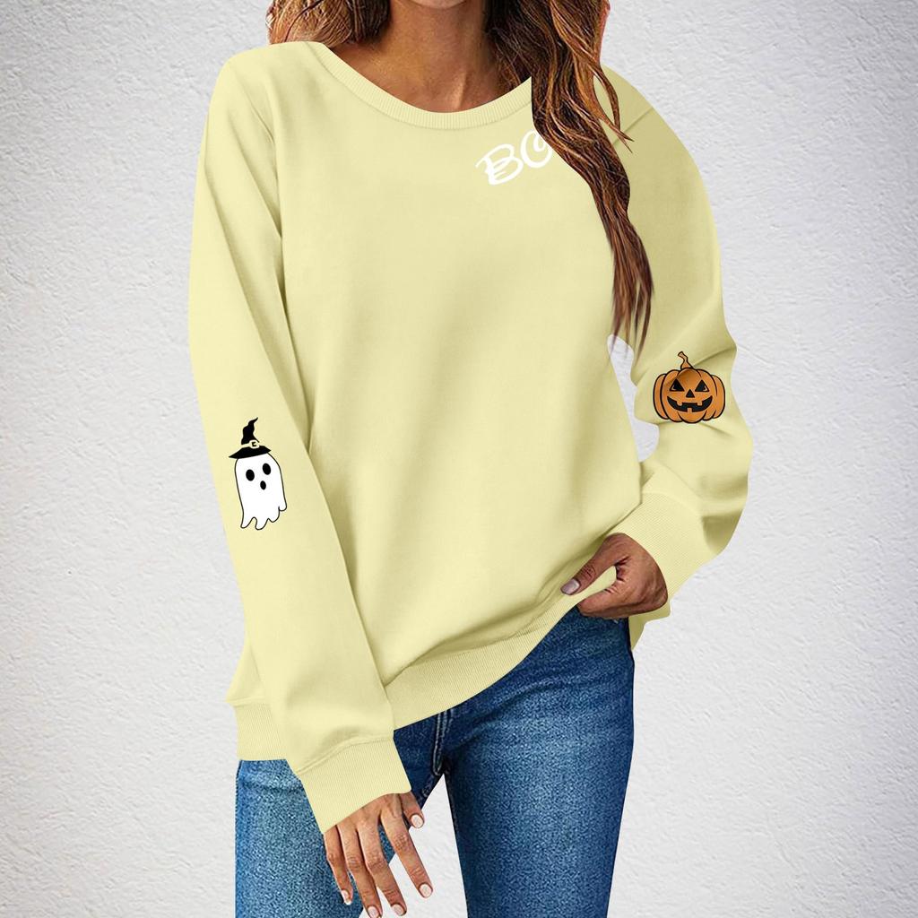 Женский свитшот с длинным рукавом Повседневный комфортный Свободный Легкий Женский свитшот