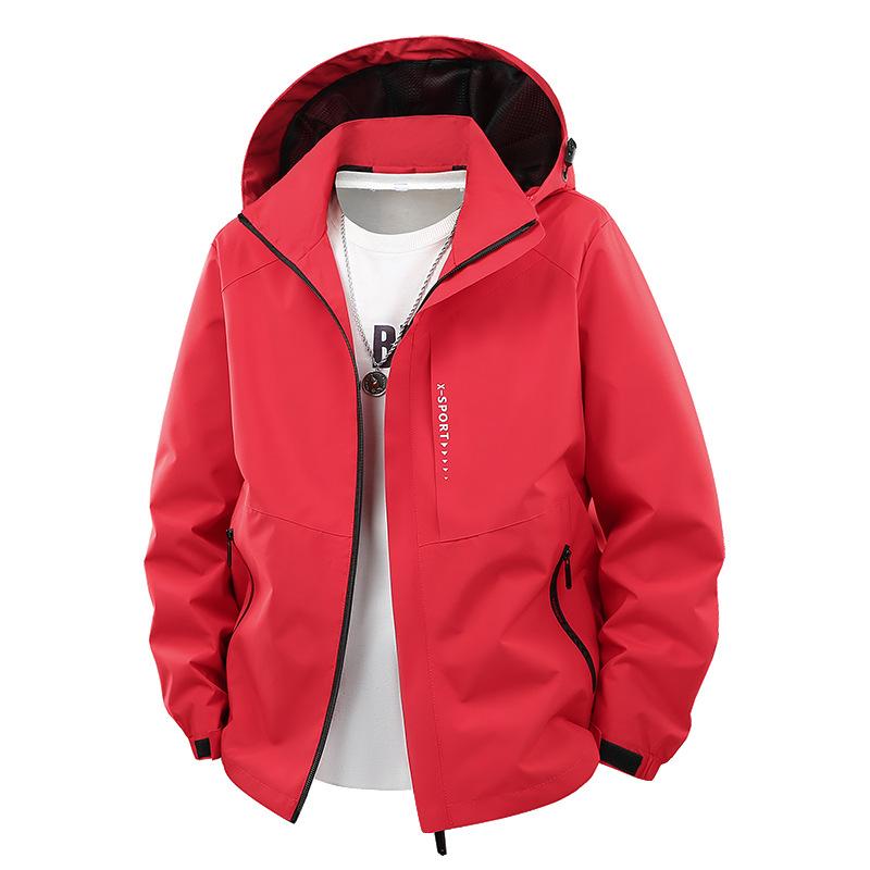 Men's Loose and Fattening Mountaineering Jacket In Spring and Autumn