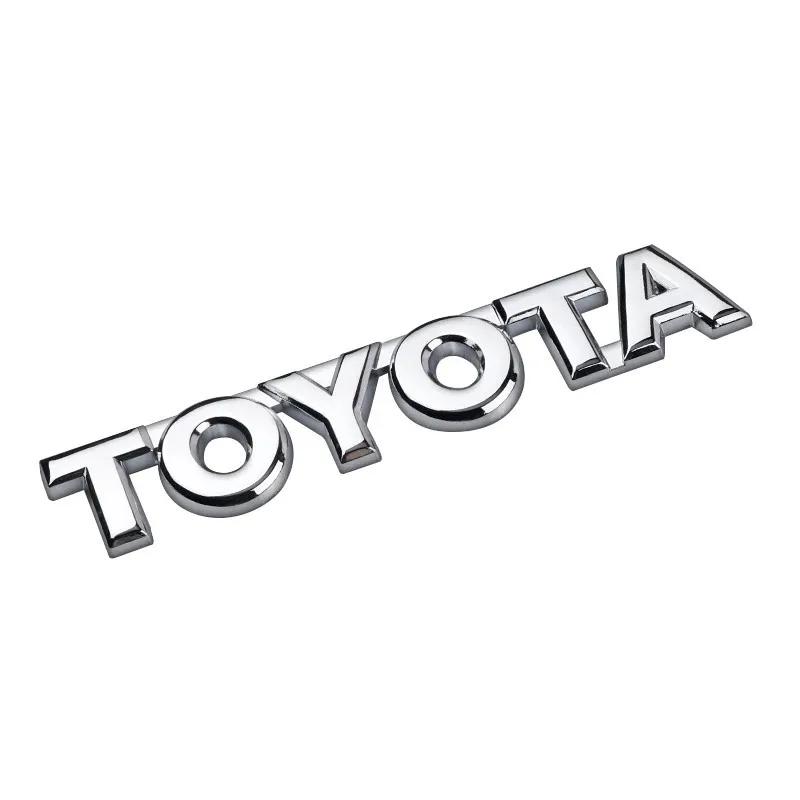 Toyota 2026 Новые колпаки на колеса 3D металлический значок-эмблема Наклейка на багажник автомобиля Toyota Chr Corolla Camry Yaris Наклейка на автомобиль