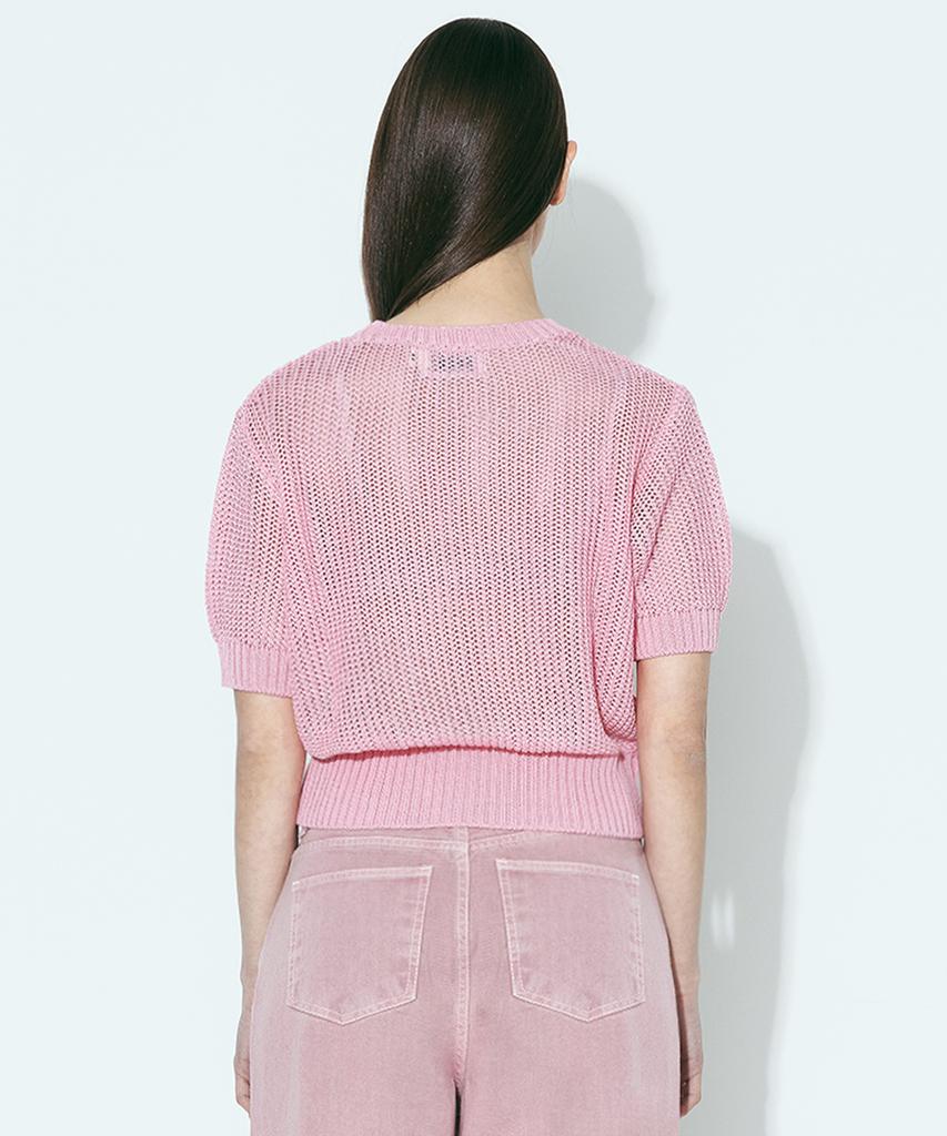 AGENT PEEK Agp Knit Round T-Shirt (W) Pink