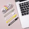 M-10pcsSilicone Cable Ties,Cord Organizer,Cable Straps,Reusable Cord Ties,Travel Cable Organizer ,Cute Elastic Tie, Wire Ties