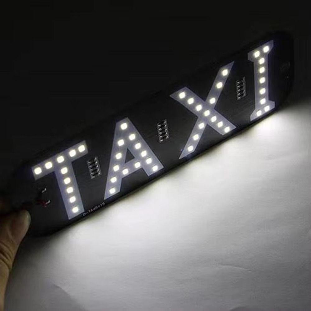T-A-X-I LED Taxi Sign Light Creative Auto Indicator Lamp Taxi Led Light Panel Accessories