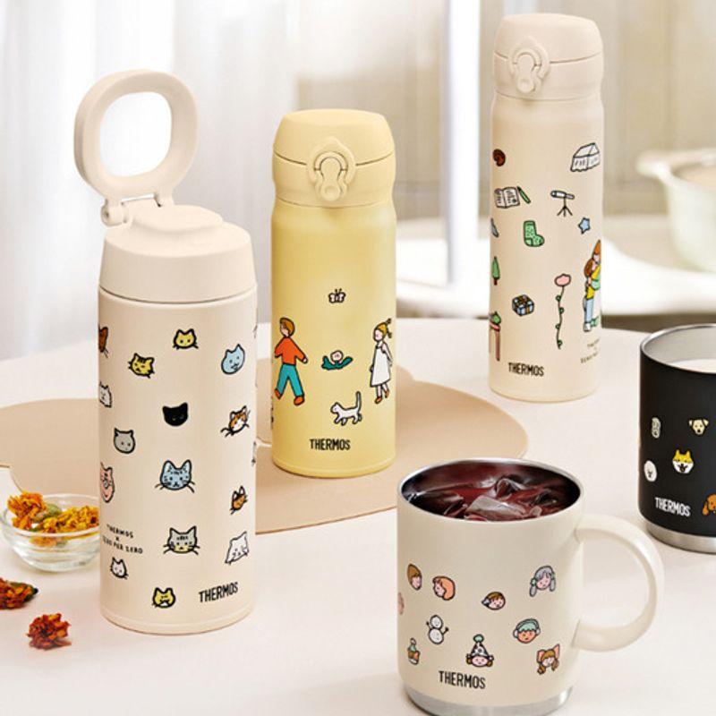 THERMOS Thermos Zero Percentage Insulated Graphic One-Touch Tumbler JNL-504KC (500ml)