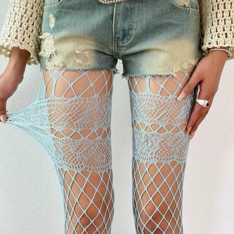 Новый полый дизайн серые колготки гот панк крутые нейлоновые сетчатые чулки женские японская лолита униформа тонкие облегающие сетчатые колготки