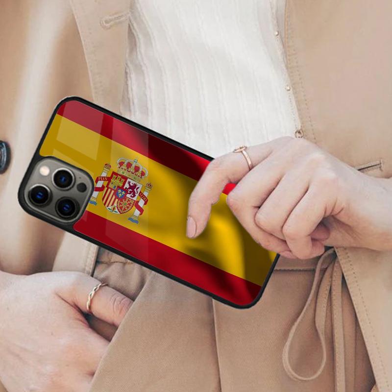 Spain Flag Magnetic Phone Case For APPLE iPhone 17 Air 16 14 13 12 Pro Max 15 Plus Wireless Charge With MagSafe Cover