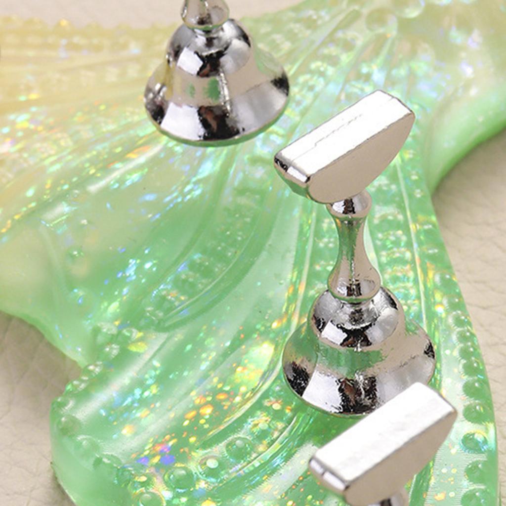 Подставки для практики акрилового нейл-арта, магнитные держатели для типсов, учебные стенды для демонстрации ногтей, держатели для ногтей своими руками