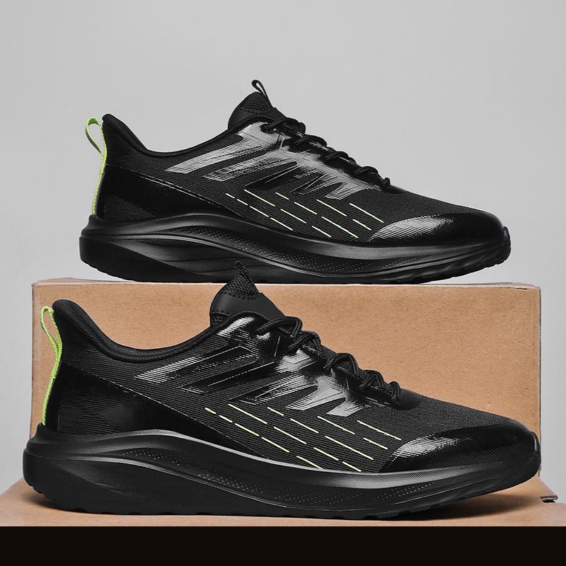 Мужские кроссовки из летящего трикотажа, летняя новинка, модные, противоскользящие, спортивные, повседневные, дышащая сетка, легкие для бега, тренировок в зале