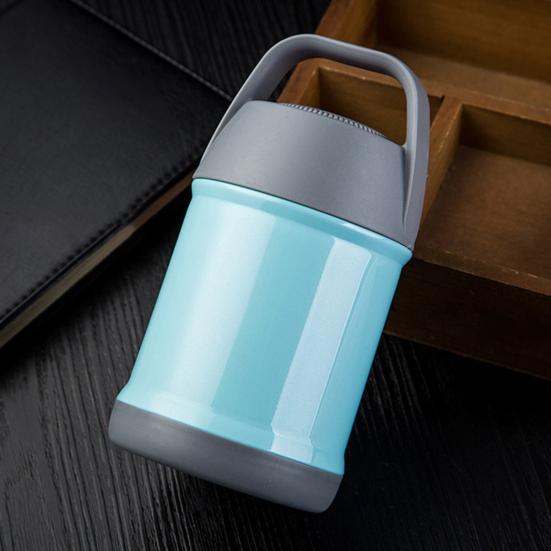 Изолированный контейнер для обеда, 450 мл, герметичный, с хорошей герметичностью, фляга из нержавеющей стали с широким горлышком, дорожная изолированная бутылка