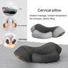 Массажная подушка с технологией теплого и успокаивающего массажа 3 в 1, массажная подушка для облегчения горба на шее, улучшение качества сна, медленная память отскока