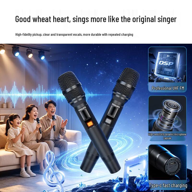 Philips SD280 Portable KTV Bluetooth Speaker System (CN version)