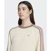 Adidas Knitted Crew Sweatshirt   Wonder White Jd0907