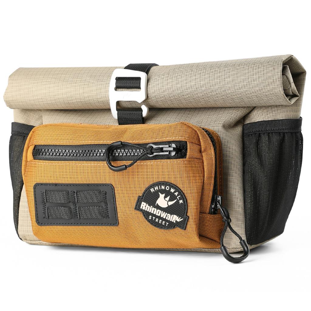 Водонепроницаемая сумка на руль велосипеда RHINOWALK BCT0201, 4 л, быстросъемная сумка для корзины на переднюю трубу