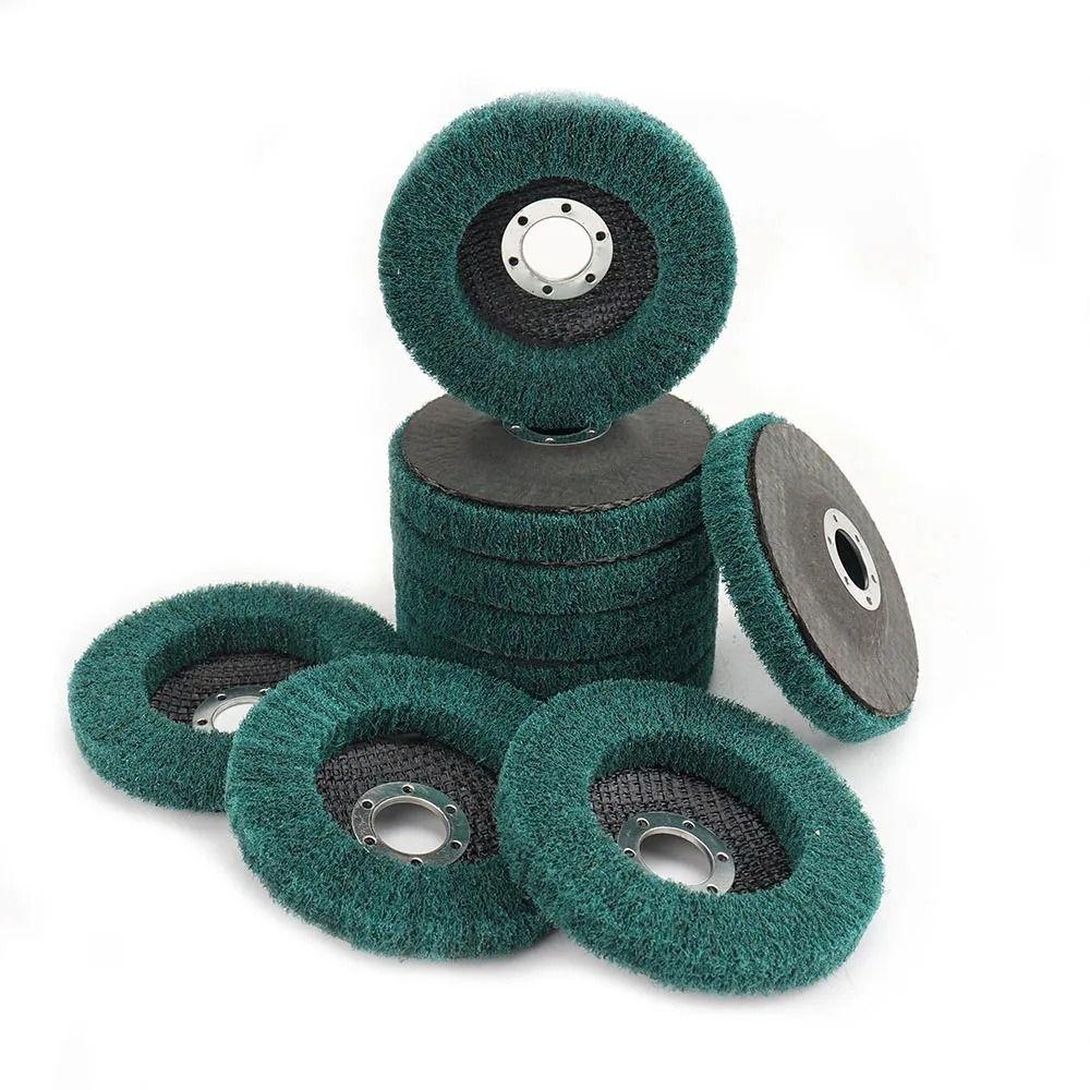 Durable Angle Grinder Flap Grinding Disc 10cm Non-woven Grinding Disc  Power-operated Grinders