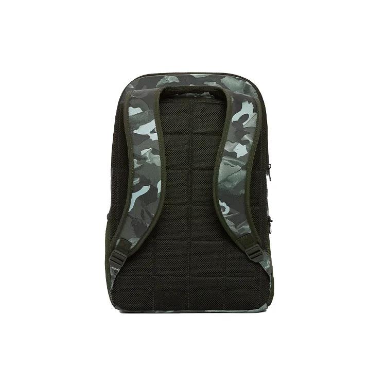 Nike Polyester Backpack Regular Unisex Green Camouflage (Unisex) Backpacks BA6216 100