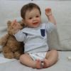 60CM Reborn Finished Doll Painted Hand-rooted Hair Yannik In Boy With Lifelike Hand Painted Art Doll For Children Birthday Gift